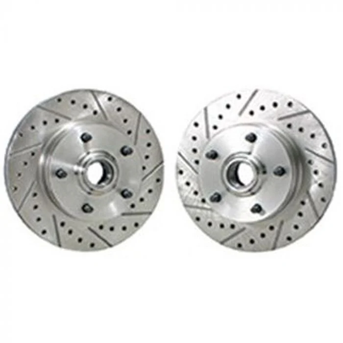 CPP 1955-57 Chevy Front & Rear Disc Brake Conversion Kit (4 Wheel Disc). 8 inch Booster, Standard Rotors - Image 3